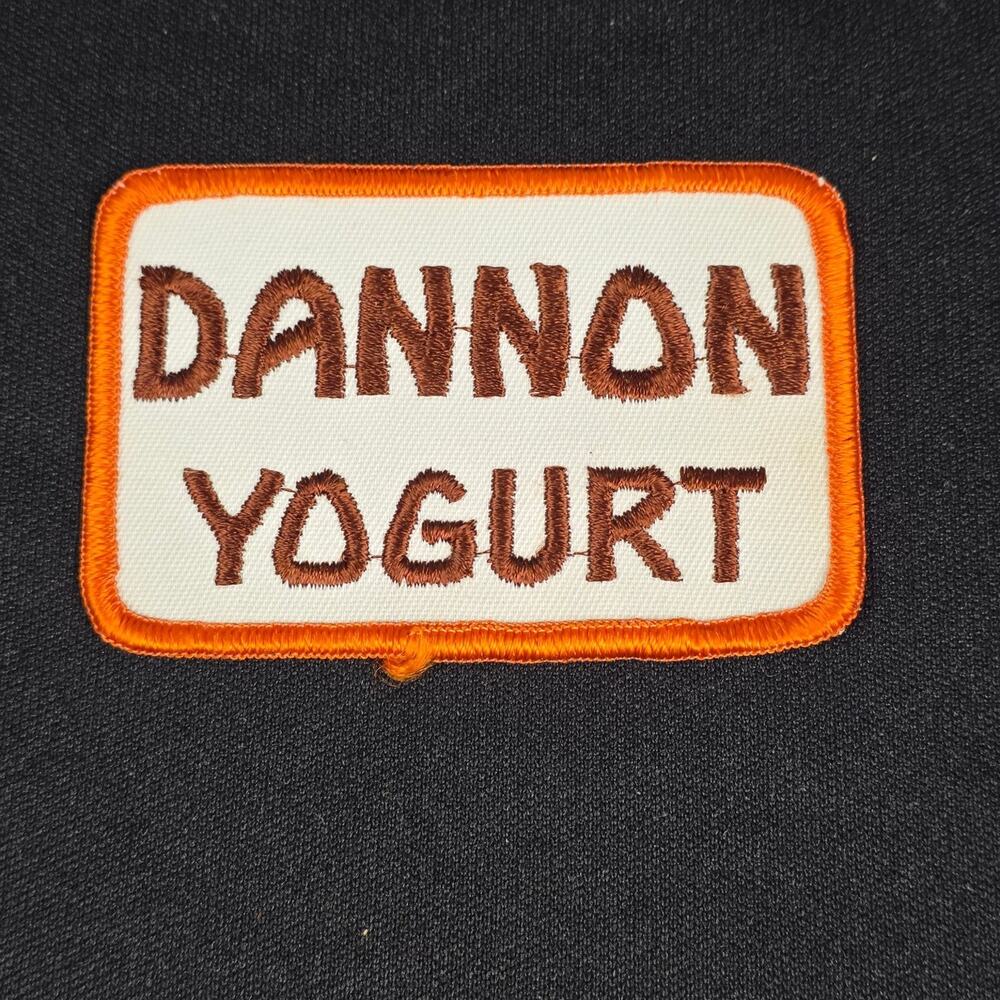Dannon Yogurt Patch Embroidered Sew-On